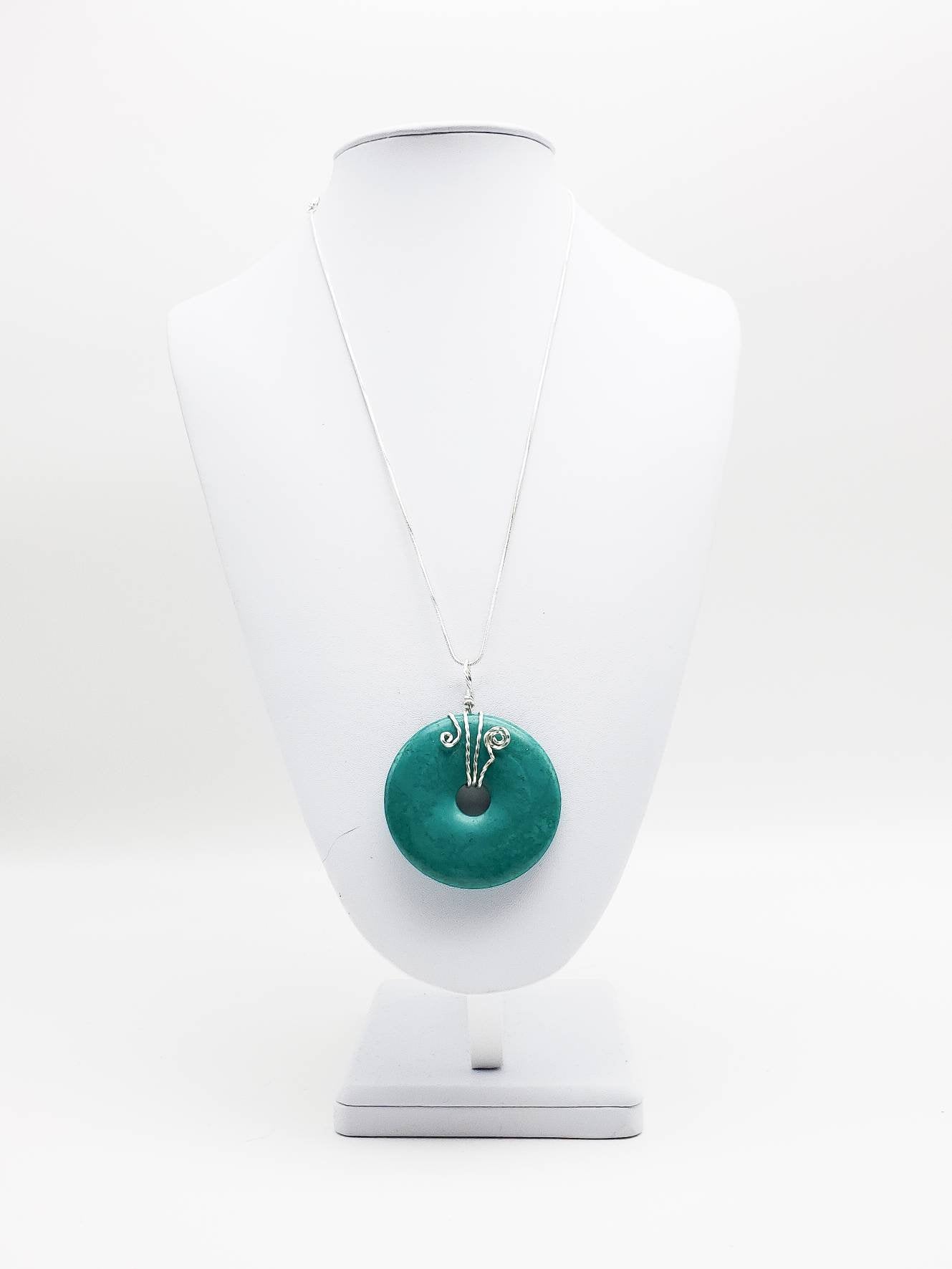 Turquoise Pendant Necklace - The Caffeinated Raven