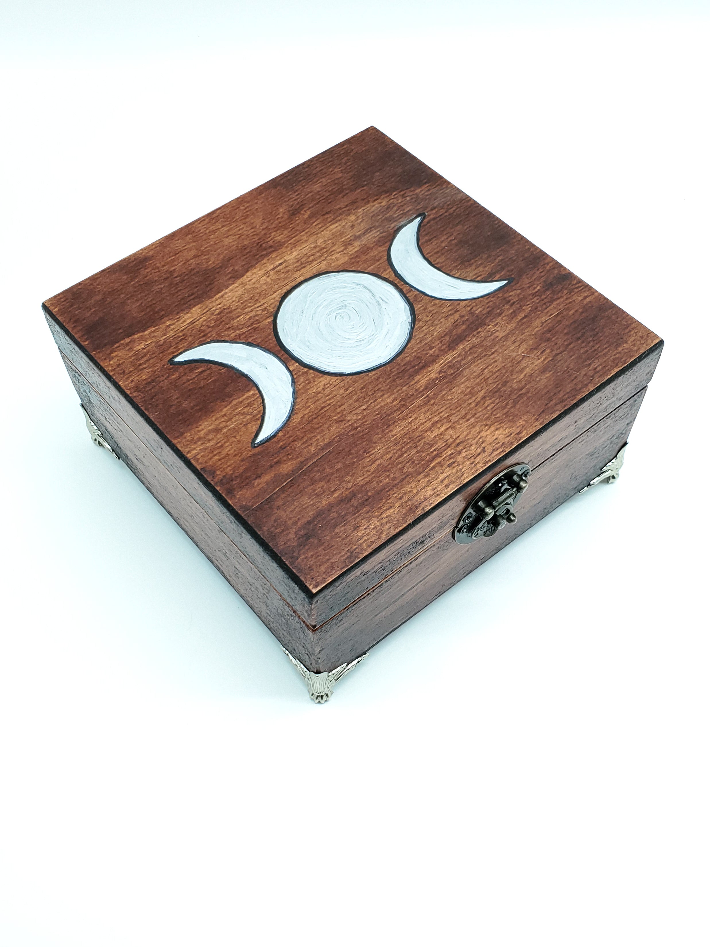 Moon Phase Divided Oils/Jewelry Box - The Caffeinated Raven