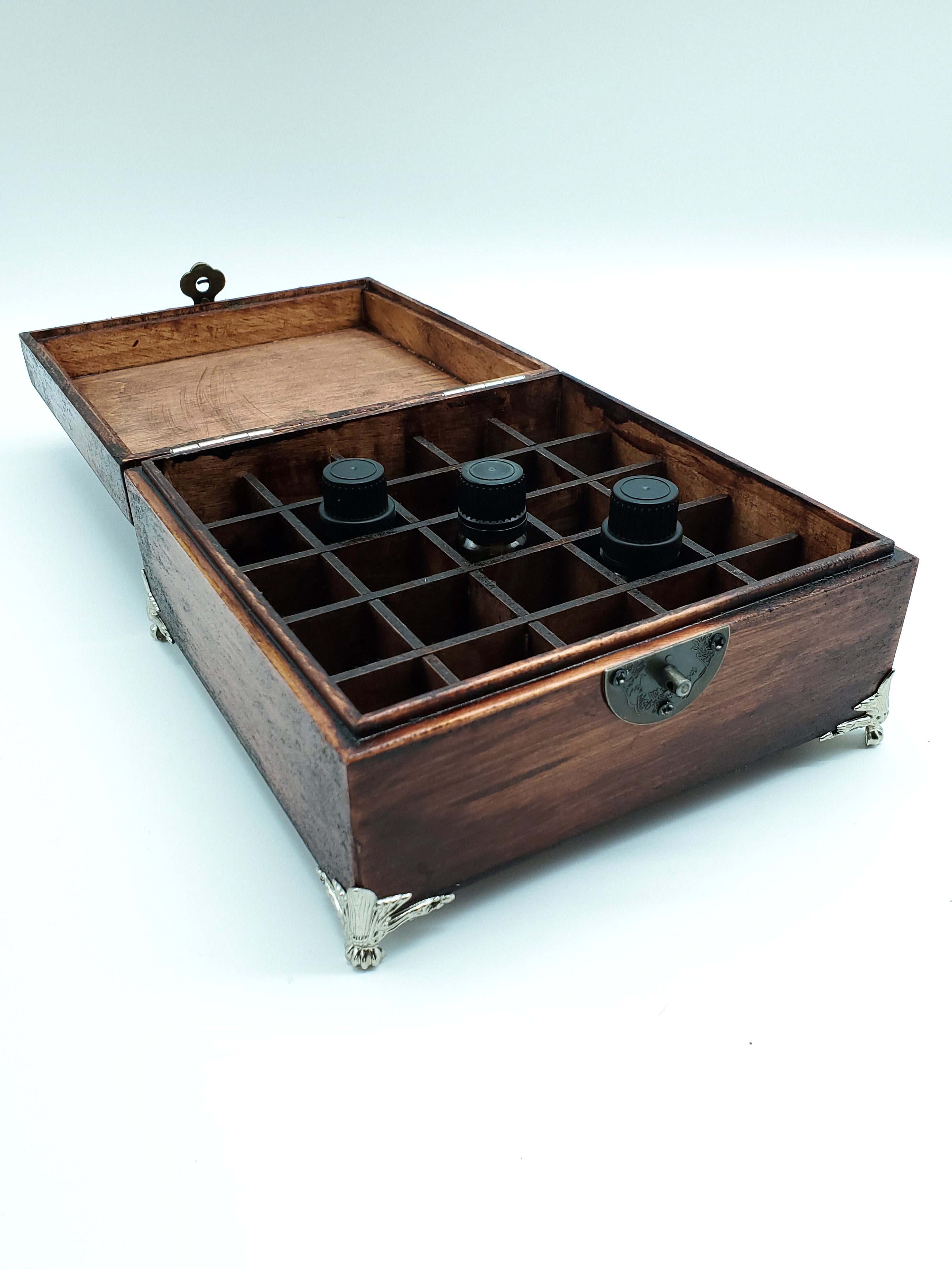 Moon Phase Divided Oils/Jewelry Box - The Caffeinated Raven