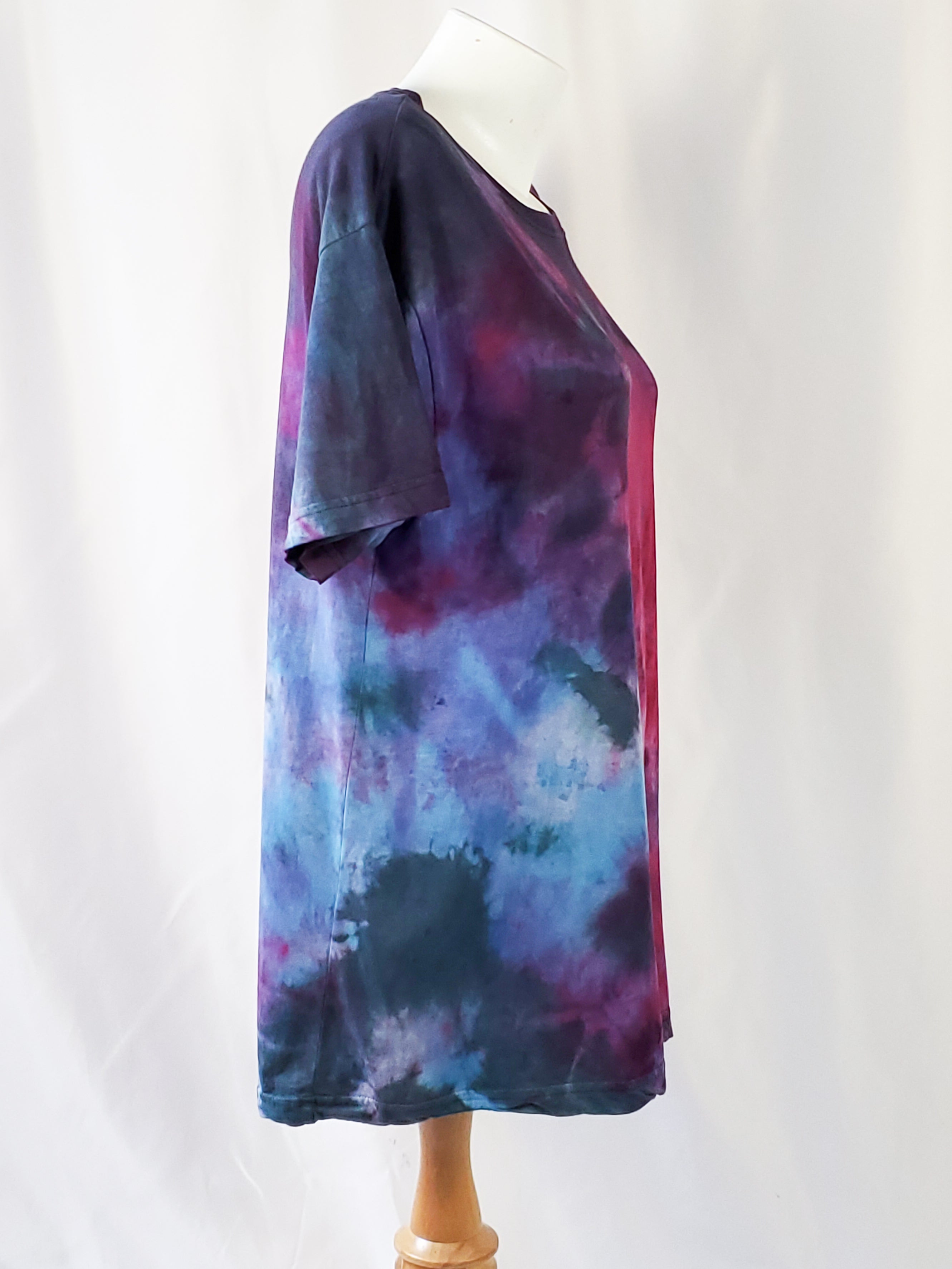 Unisex Adult L Nebula Tie Dyed T Shirt - The Caffeinated Raven