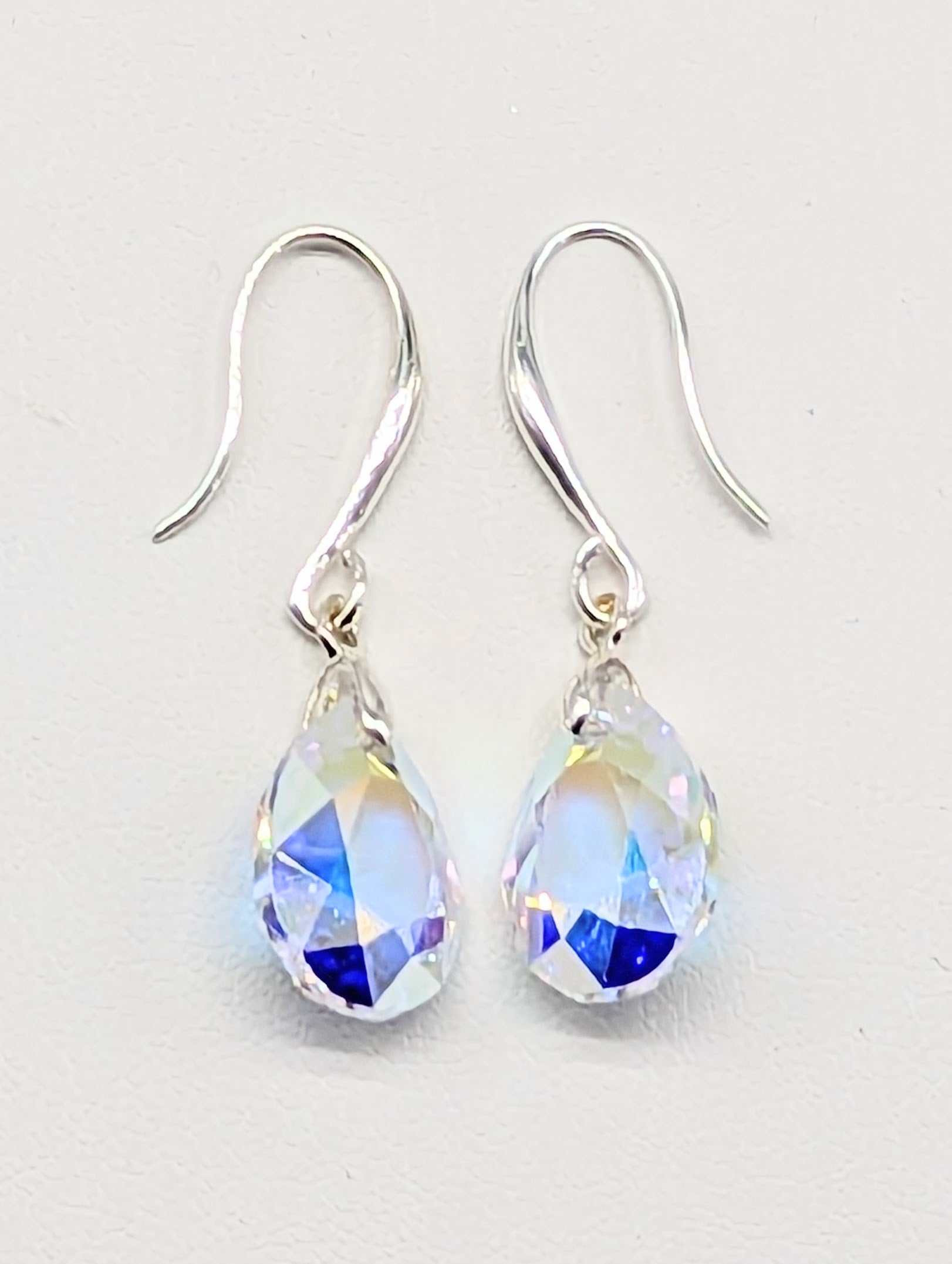 "Crystal Shimmer" Austrian Crystal Earrings on Sterling Silver