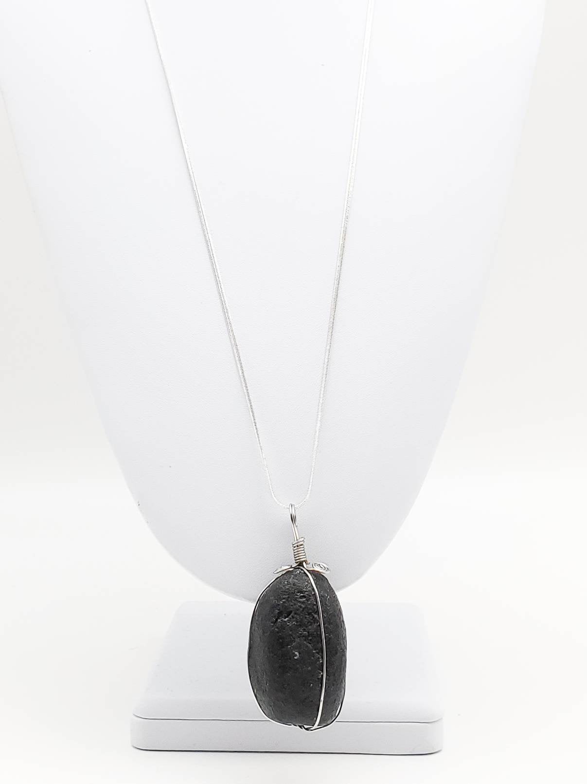 Meteorite/Tektite Pendant Necklace - The Caffeinated Raven